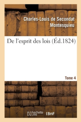 de l'Esprit Des Lois. Tome 4 cover