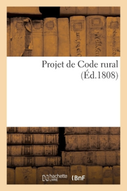 Projet de Code Rural cover