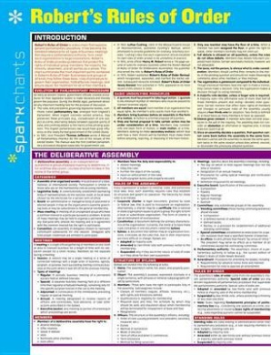 Robert's Rules of Order Sparkcharts (Sparkcharts) cover