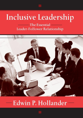 Inclusive Leadership: The Essential Leader-Follower Relationship (Applied Psychology Series) cover