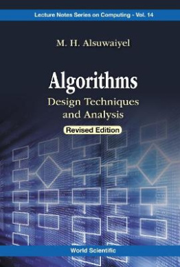 Algorithms: Design Techniques And Analysis (Revised Edition) (Lecture Notes Series on Computing) cover